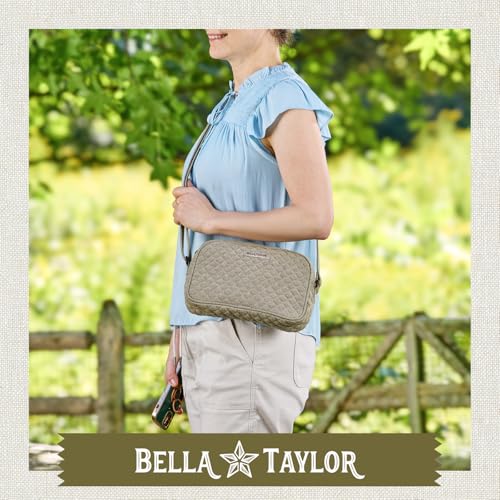 Image of Bella Taylor Simple Crossbody, Quilted Handbag for Women