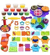 Amazon.co.jp: VBACALA ねんど 粘土 12色 小麦ねんど ねんどおもちゃ