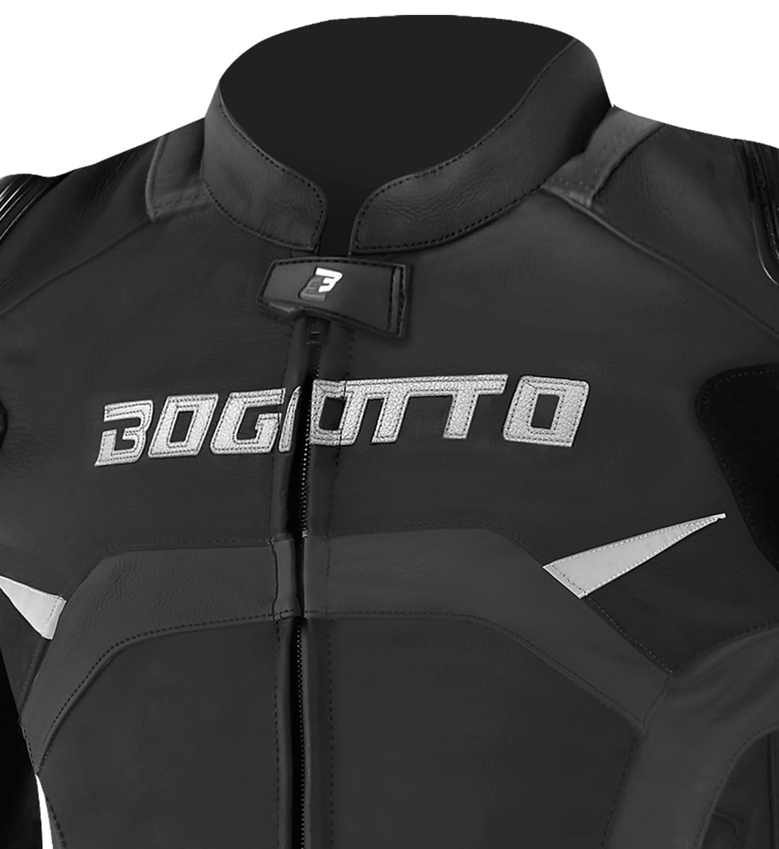 Bogotto Misano Due Pezzi Tuta In Pelle Da Moto Da Donna, nero/fucsia, 46