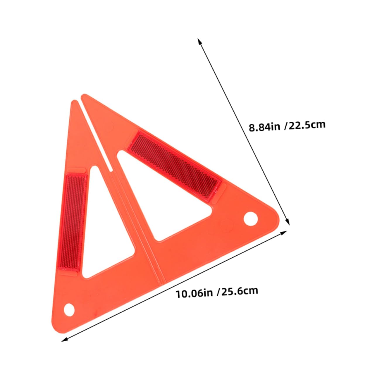 SOLUSTRE 5 Piezas Triángulos de Seguridad para Vehículos Triángulo de Emergencia para Coches Alta Visibilidad para Emergencias Carretera Fácil Instalación Aptos Tipo de Vehículos