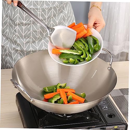 Wok para uso doméstico de acero inoxidable miniatura 5