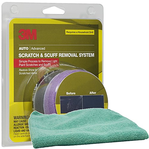 3M Scratch Remover System Bundle with Microfiber Cloth (2 Items)