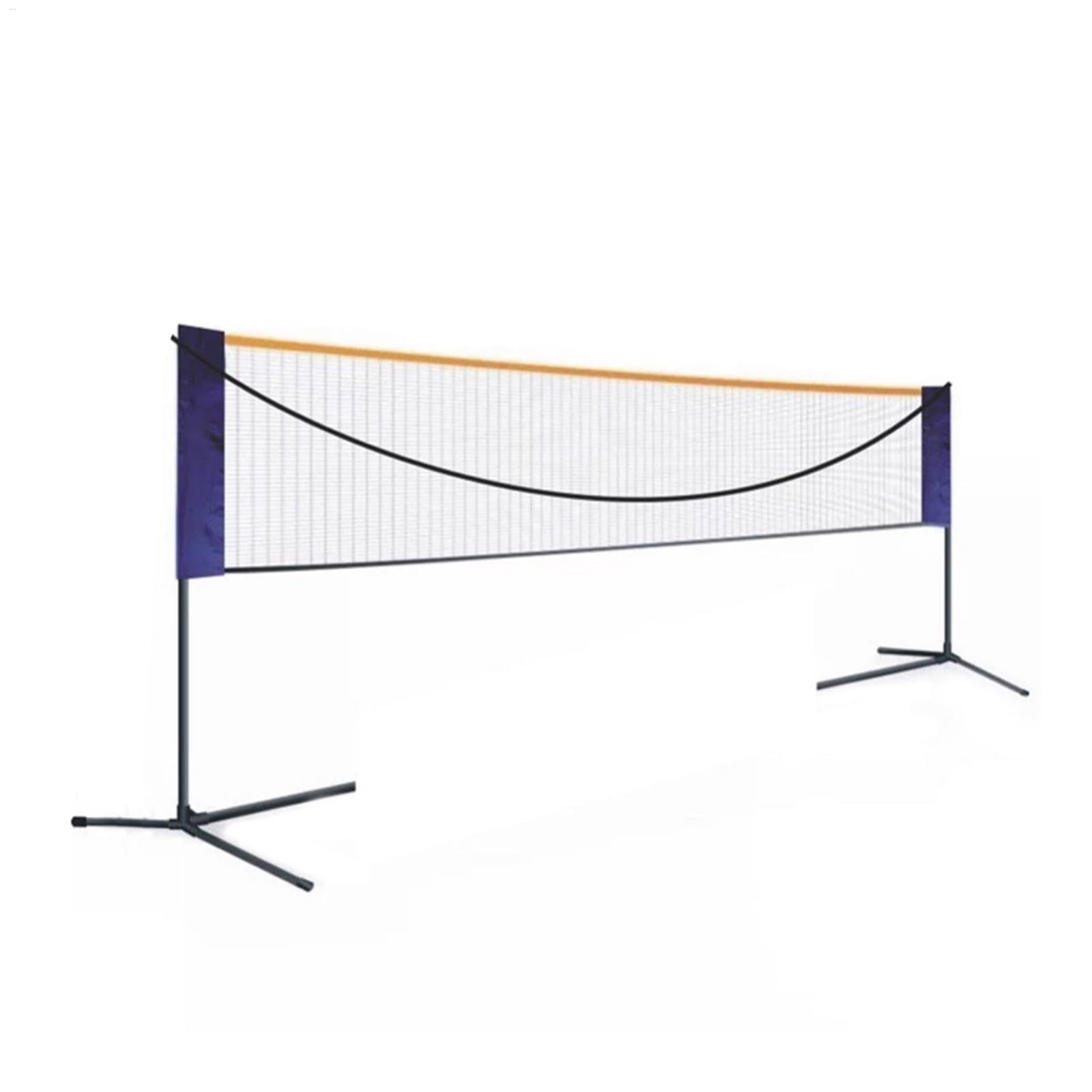 Set di Badminton Compatto - Badminton Esterno Leggero Attrezzature | Sportive Interni Versatili | Struttura Di Regolabile per Badminton, Attività Di in Famiglia Rete per