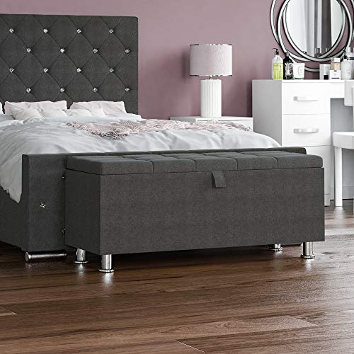 Vida Designs Valencia Ottomano, con Coperchio in