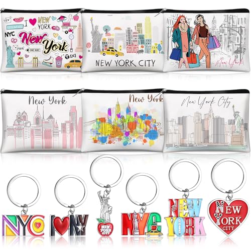 Landical 6 Sets New York Souvenir Gifts Include 6 Pcs New York Co...