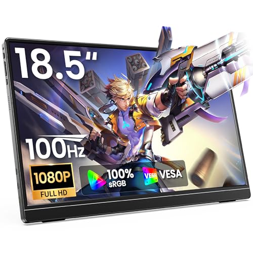 Image of Anyuse 18.5 inch 100Hz FHD IPS USB-C HDMI Portable Monitor