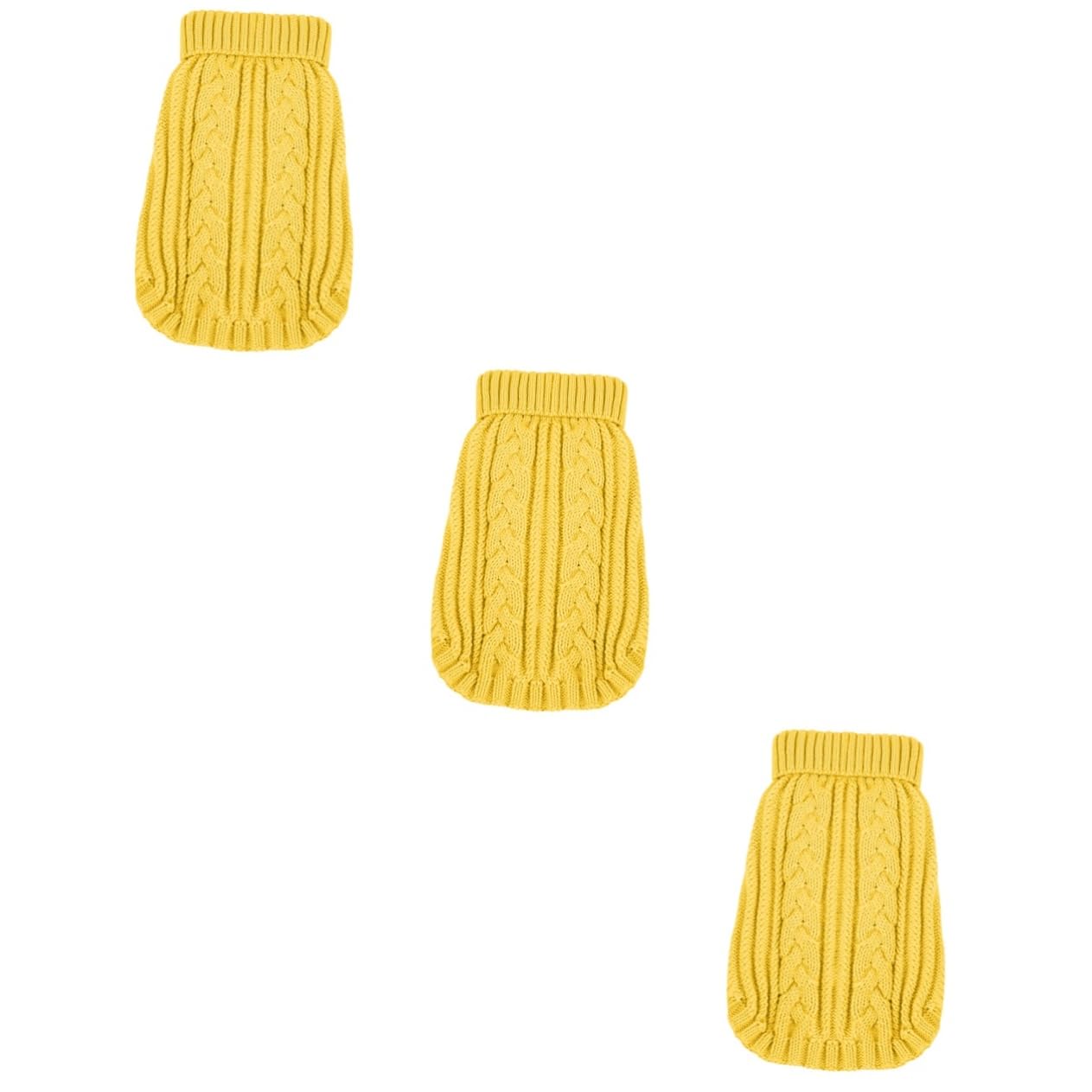 YARNOW 3 Pièces vêtements pour Chiens Chiot pupphub Pull pour Pulls pour Petits Chiens Robes Pull-Over vêtements de fête pour Animaux de Compagnie Tissu de de fête Le Chat