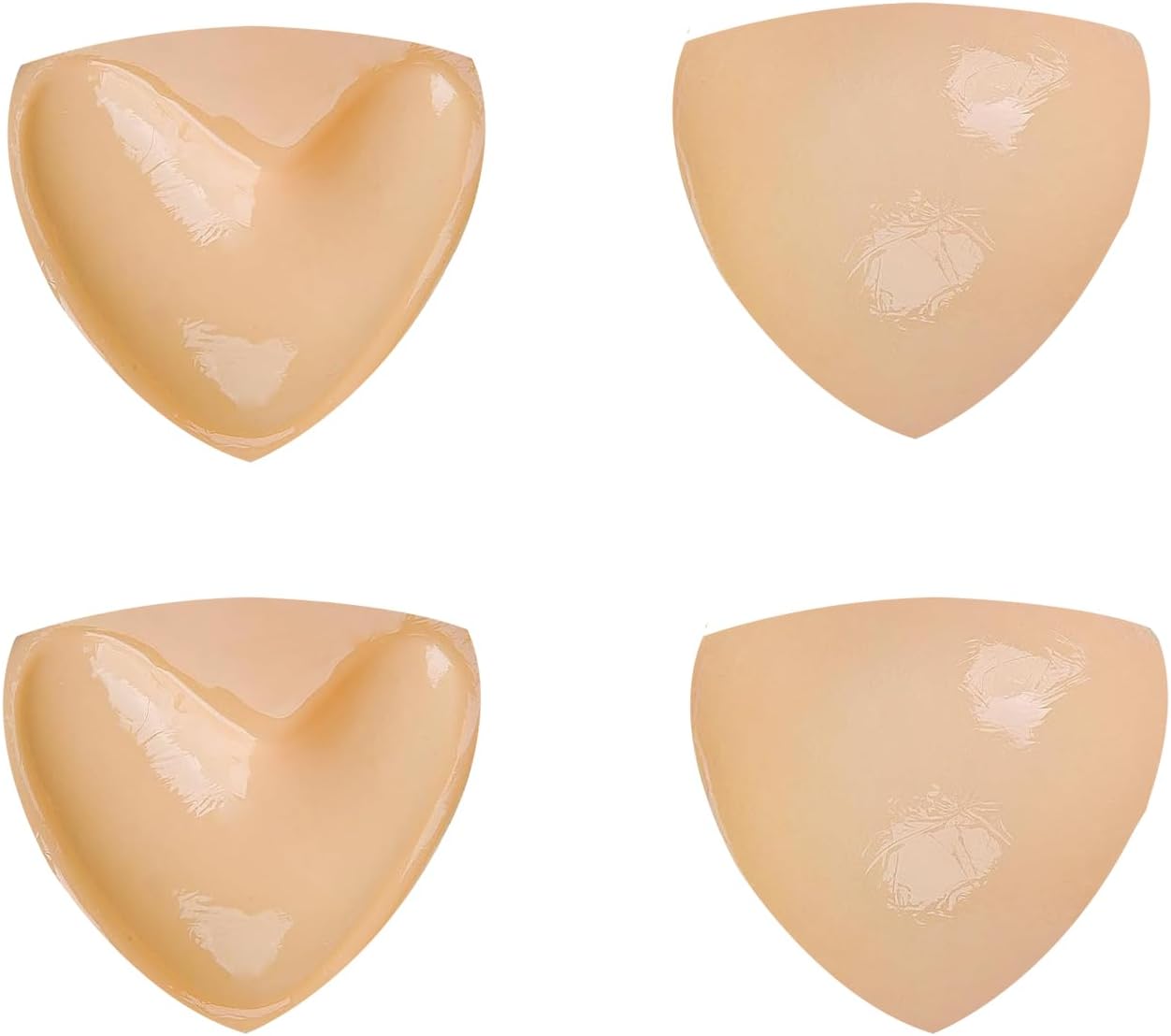 SSKHE2PCS Double Sided Sticky Push-Up Bra Inserts, Adhesive Boob Pads for Women, Any Cup Cover