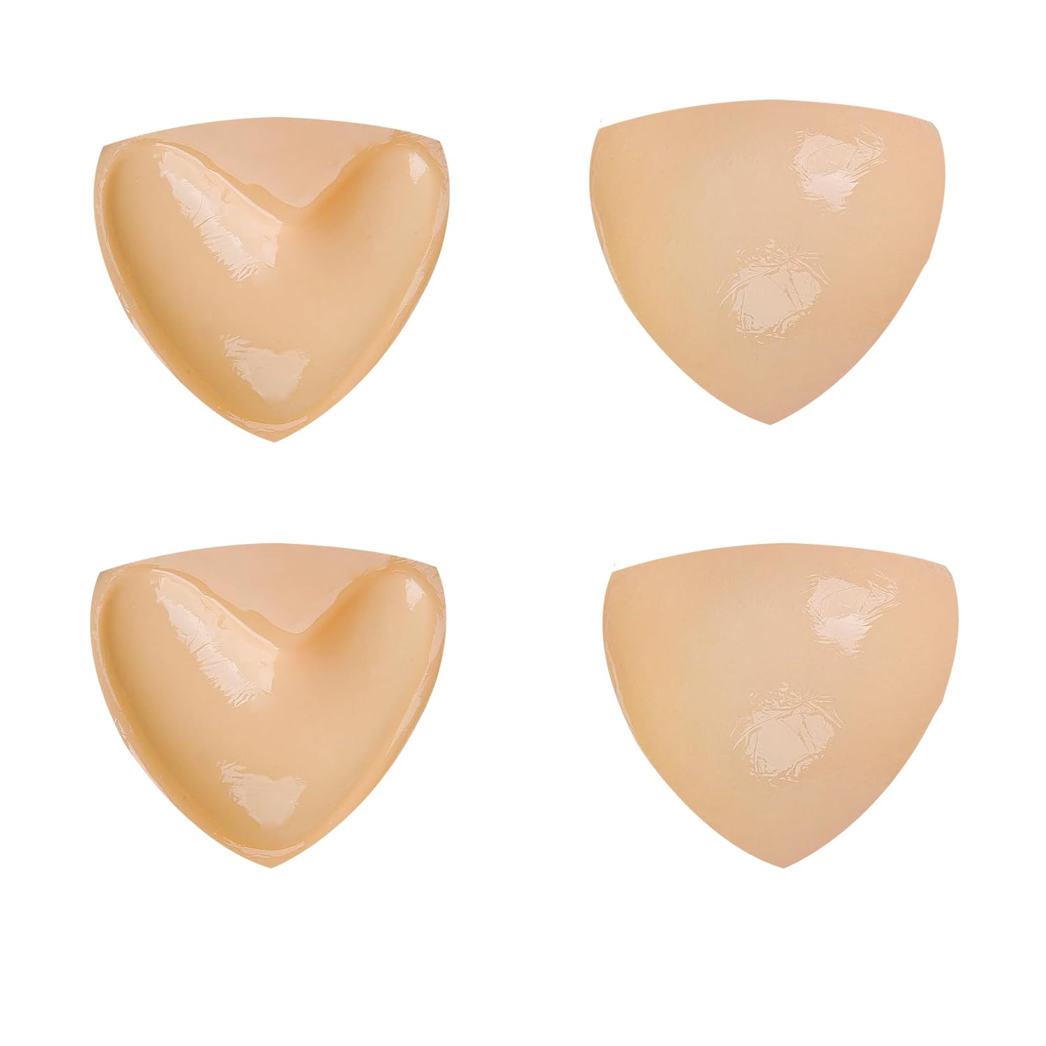 SSKHE2PCS Double Sided Sticky Push-Up Bra Inserts, Adhesive Boob Pads for Women, Any Cup Cover