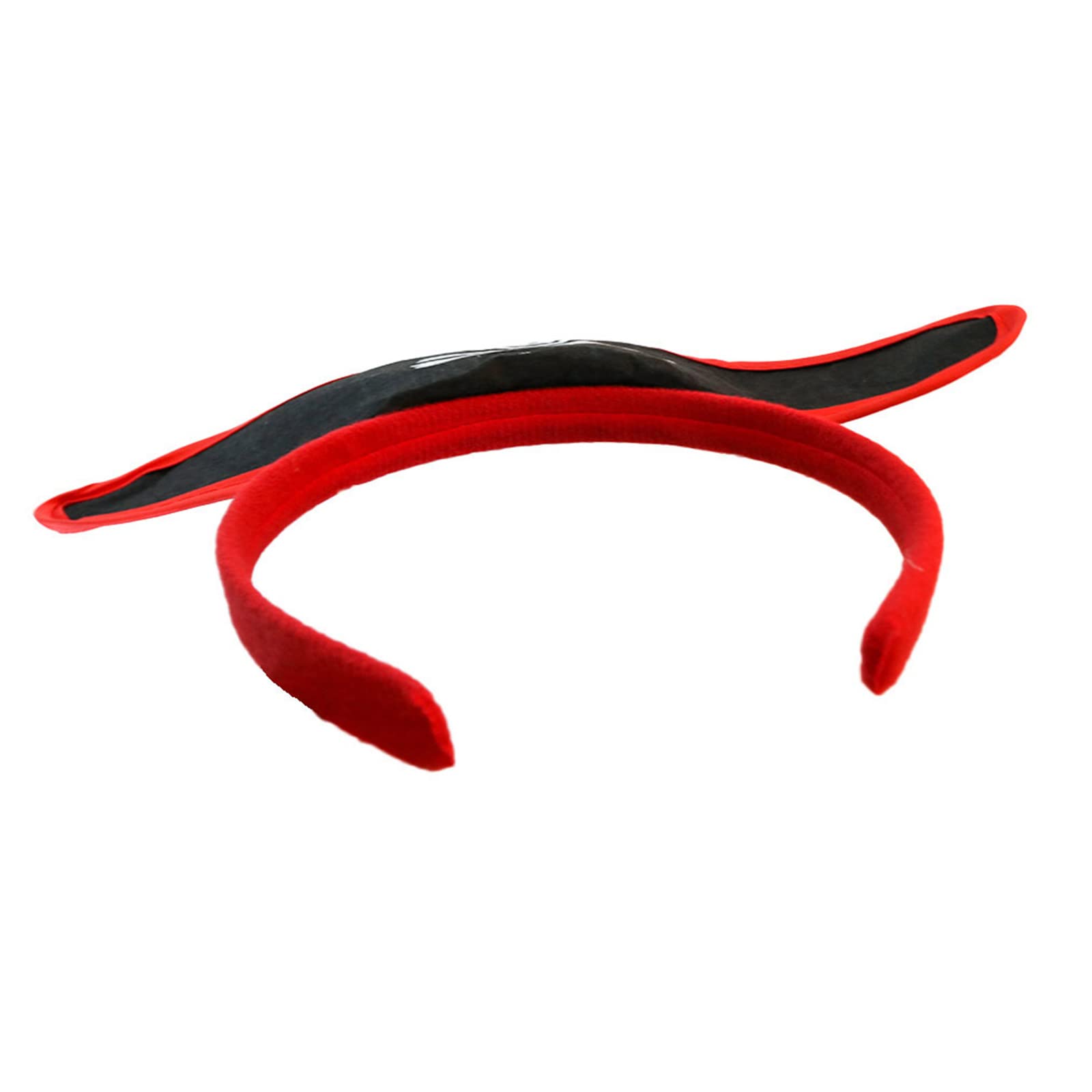 Montesy Pirate Headband for Halloween - Day of Dead Hair Hoop Cosplay Headpiece for Women, Black, Approx. 24x25cm/9.45x9.84in - Image 3