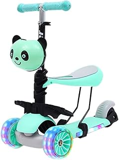 Scooters for Kids Scooters for Adults 3kg Lightweight Folding Light Up Kids Scooter 90kg Weight Capacity Adjustable Height Foldable Kick Scooters With Flashing Wheel Height Adjustment 50cm~75cm With M