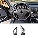 YIWANG In Fibra di Carbonio Stile Auto Volante Pulsante Telaio Adesivo Per X1 E84 2010-2013, Per E90 E92 Serie 3 2005-2012 Accessori Auto