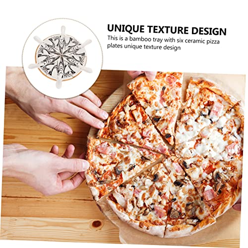 Set-Ceramic-Pizza-Pan-Dessert-Trays-Pizza-Vegetable-Container-Relish-Tray-Pizza-Dish-Pizza-Cutting-Board-Dessert-Tray-Set-Ceramic-Pizza-Tray-Cake-Tray-Black-Wooden-Nordic-Organizer