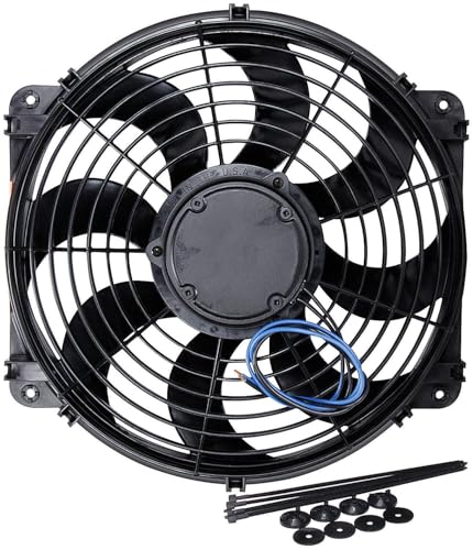 Image of Allstar Performance ALL30074 13 inch 1350 CFM Curved Blade Electric Fan