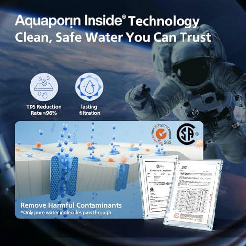 Image of PHILIPS Countertop Reverse Osmosis Water Filter, Installation-Free | NSF-certified 5-stage RO countertop system with Aquaporin Tech. Removes lead & TDS. Compact, plug-and-play