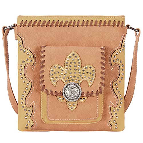Montana West Women's Crossbody Handbags Over the Shoulder Purses for Women Leather Crossbody Bags Side Purse MW1108G-9360BR