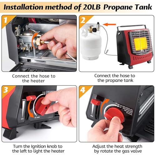 9000 BTU Portable Outdoor Heater