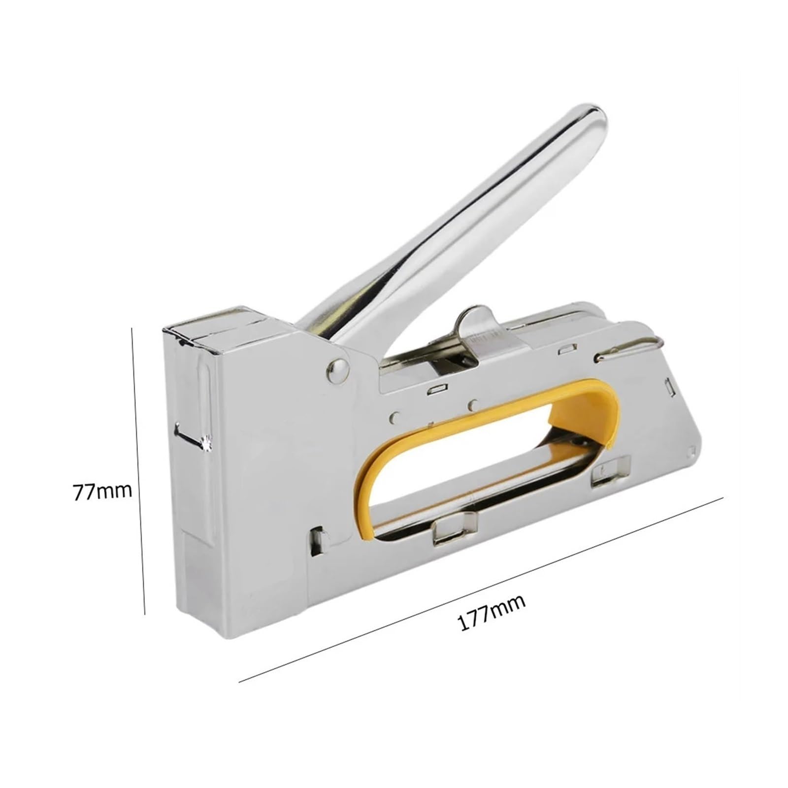 Cucitrice professionale per lavori pesanti Cucitrice per unghie con 2400 pz. Chiodi, strumento manuale in metallo in acciaio inox resistente per la legatura di mobili da falegnameria