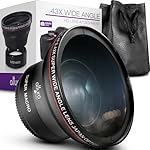 58MM 0.43x Altura Photo Professional HD Wide Angle Lens (w/Macro Portion) for Canon EOS 70D 77D 80D 90D Rebel T8i T7 T7i T6i T6s T6 SL2 SL3 DSLR Cameras