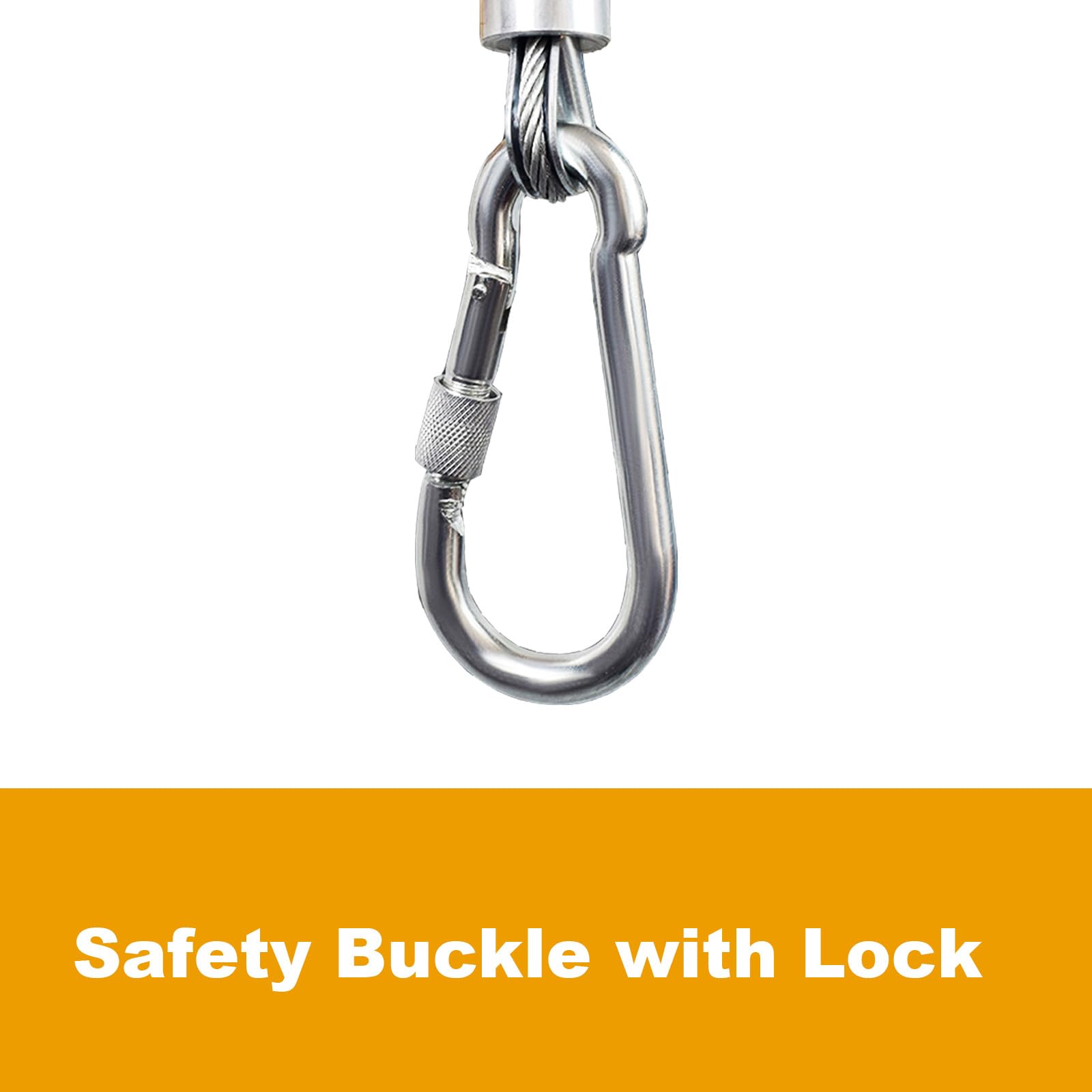 Bilanciatore a molla 5-7 kg, lunghezza 1,9 m, resistente, molla retrattile, strumento di bilanciamento, attrezzatura per appendere cavi metallici
