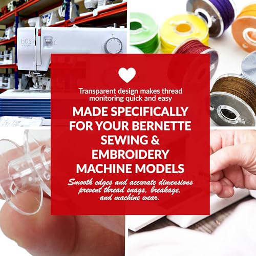 Bobines Bernette canettes de rechange compatibles machine à broder Deco B79 B77 B70