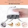 YUNYILAN Mini Desktop Vacuum Cleaner, Portable USB Vacuum Cleaner for Desk Mini Cute Cartoon Desktop Vacuum for Cleaning Eraser Crumbs, Dust, Crumbs, Computer, Keyboard and Car (White)