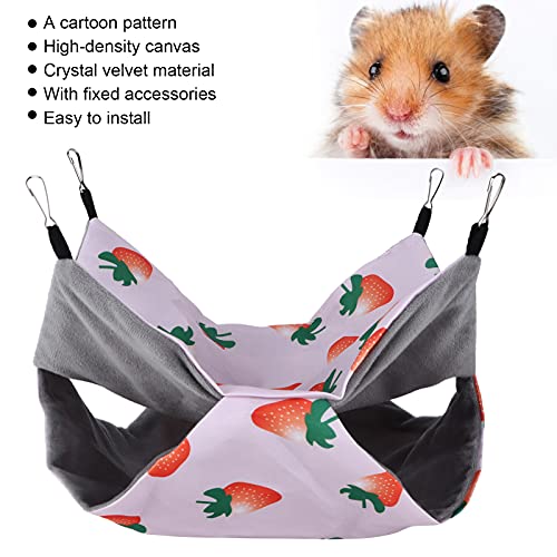 Kooihangmat voor kleine huisdieren, fret Rat hangmat Bed Drielaagse kooihangmat Hoge dichtheid canvasmateriaal voor… - Afbeelding 3