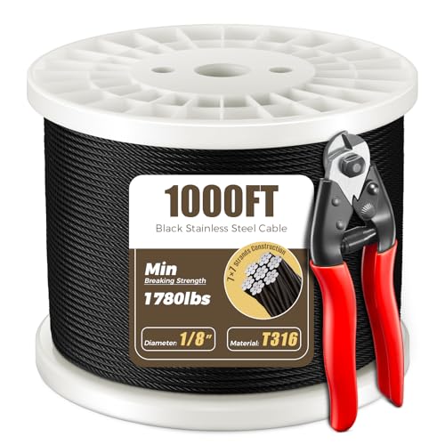 WAYSKA 1000FT Black Cable