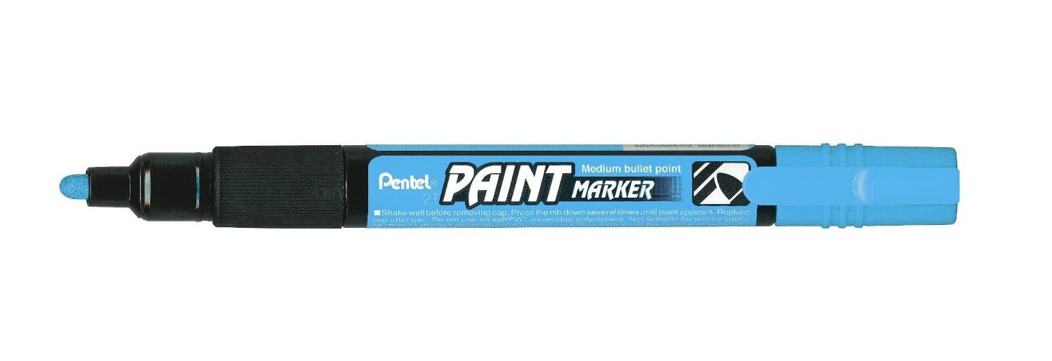 Pentel Sky Blue Permanent Bullet Tip Paint Marker Mmp20