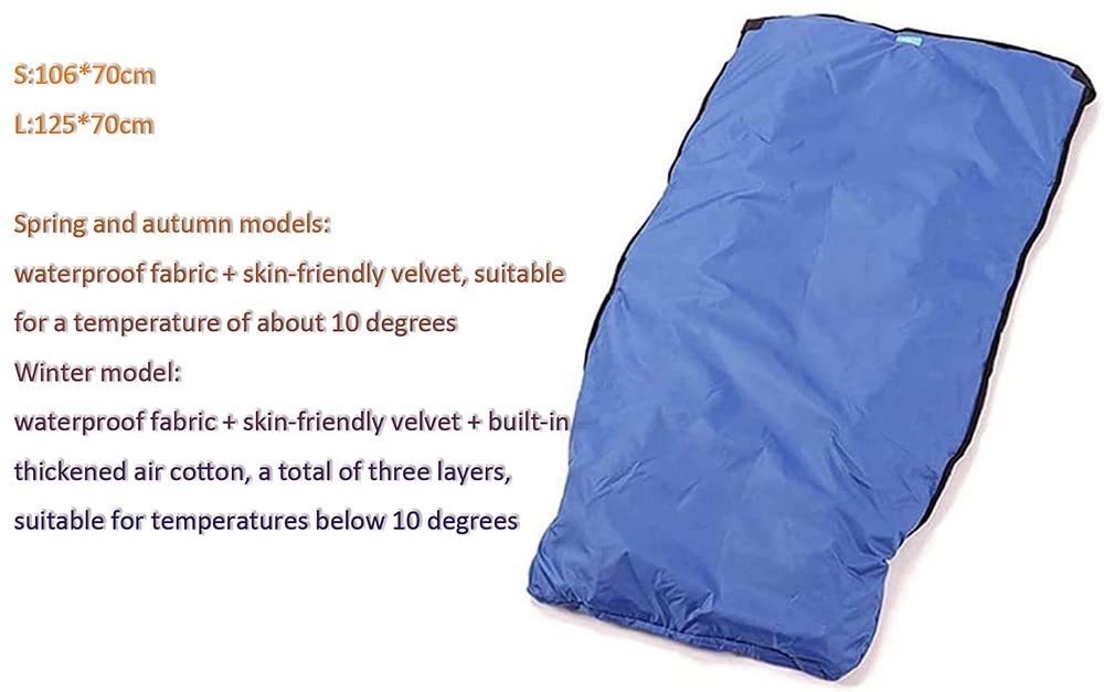 Funda acogedora para silla de ruedas, de invierno, resistente al viento, de felpa polar, para discapacitados, saco de dormir acolchado, protector para patas y pies, funda para silla de ruedas, ma