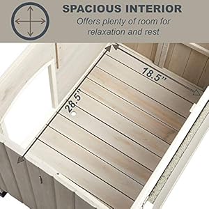 Midwest homes for pets eilio folding outdoor wood dog house no tools required for assembly | dog house ideal for small dog breeds beige 12ewdh s   cucciolini doodles