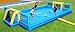 Sportspower Inflatable Soccer Field, Outdoor Soccer Arena for Kids,Multi