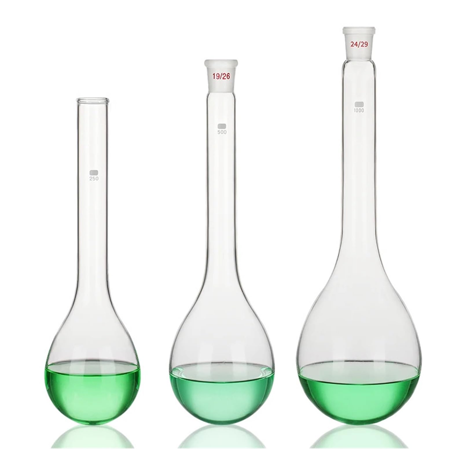 Pallone di macinazione a collo lungo, pallone di distillazione, laboratorio chimico(100ML/19)