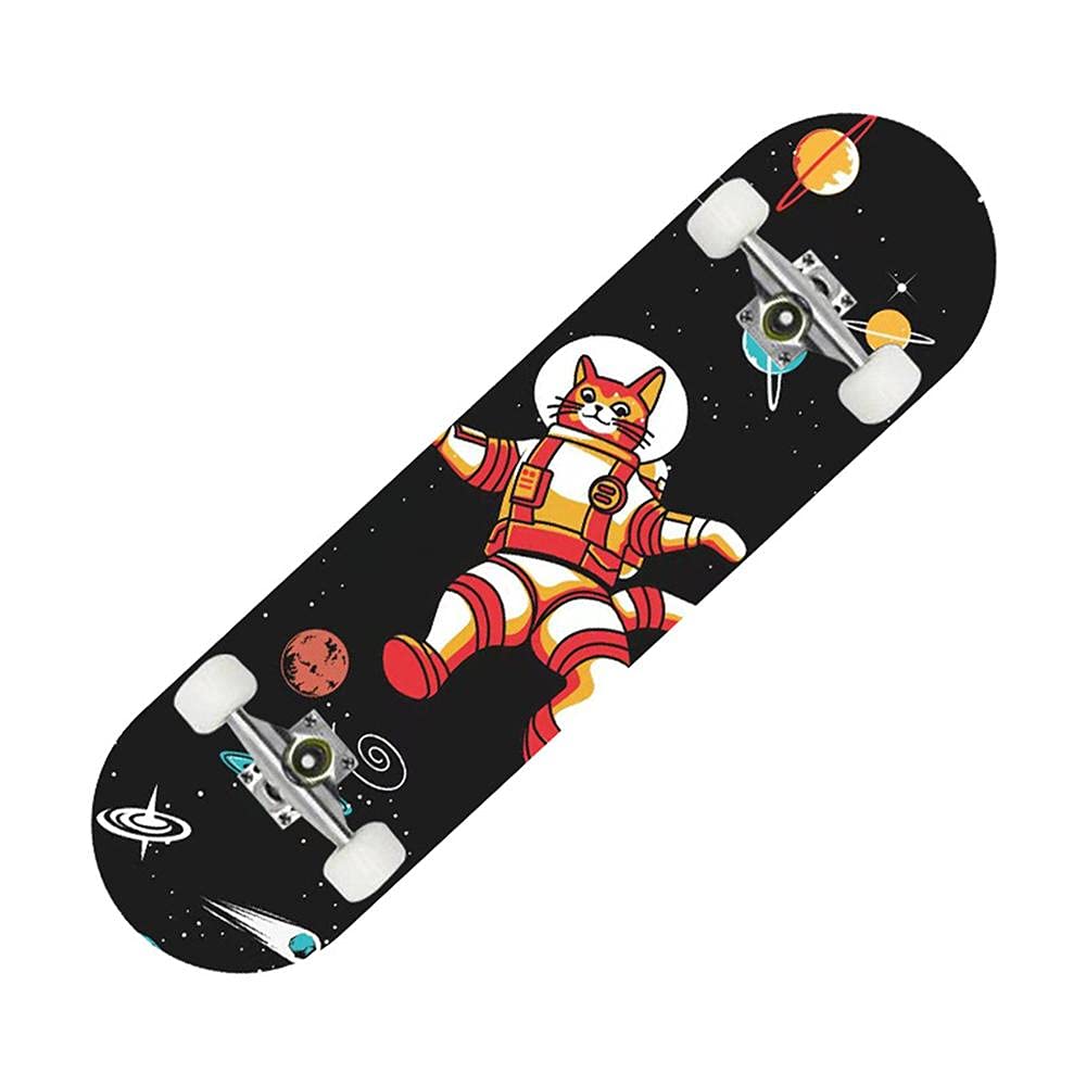 31 "Skateboards pour Filles, Adultes, débutants et Adolescents, Skateboard Complet 8 Plis Maple ConcAVE Cruiser.
