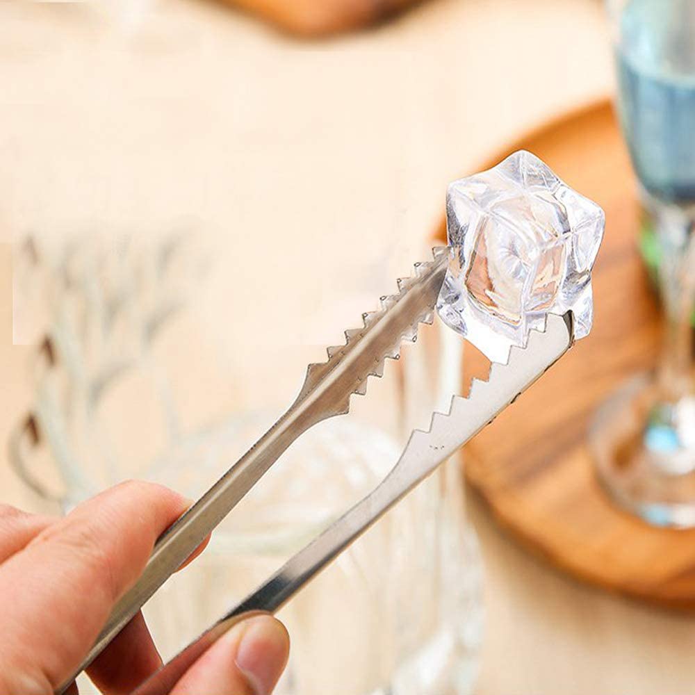 20 pinzas de acero inoxidable de 6 pulgadas para servir aperitivos, azúcar e hielo, adecuadas para té, café, bar y cocina 8