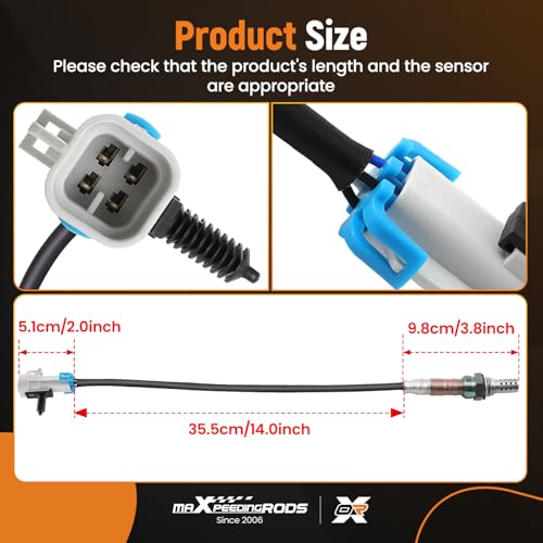 Sensor de oxígeno maXpeedingrods 234-4668 para autos miniatura 7