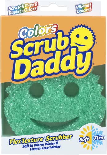Scrub Daddy Colors Kratzfreier FlexTexture Scheuerschwamm, Grün