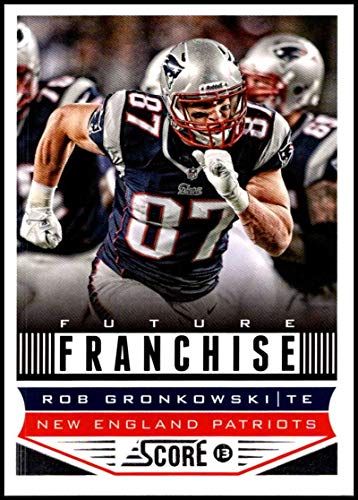 2013 Panini Score Future Franchise 317 Rob Gronkowski Patriots NFL Football Card (RC - Rookie Card) NM-MT