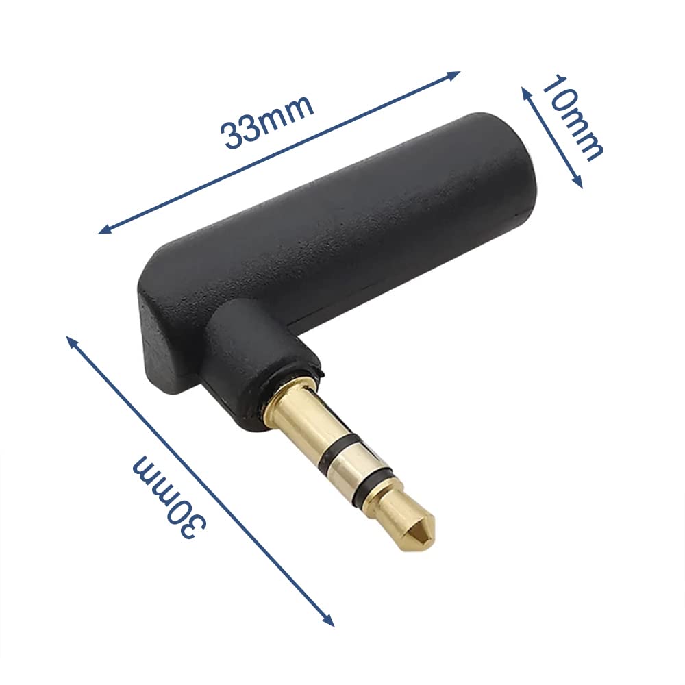 L型3.5mmオーディオ変換アダプタ Amazon | L字型3.5mm ステレオミニプラグ L型3.5mmオーディオ