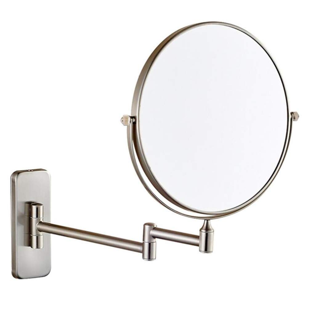 Miroir de courtoisie de maquillage grossissement 3X double face de 8 pouces