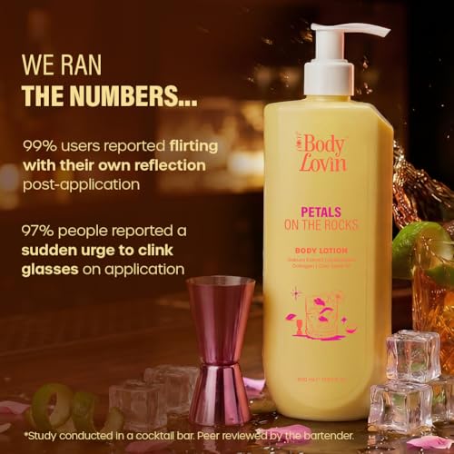 Image of Plum BodyLovin' Petals On The Rocks Body Lotion | Renewing & Reviving Body Lotion | Lightweight Hydration | Sakura Extract, Hydrolysed Collagen & Chia Seed Oil | Citrus Floral Fragrance | 400 ml