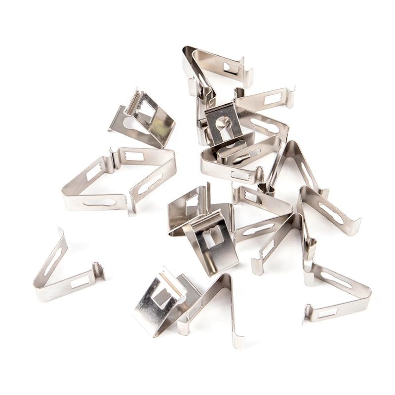 Image of Photo Frame Clips Fixed Hooks Metal Spring Rotating Clips Hanging Picture Mirror Frame Hardware Accessories