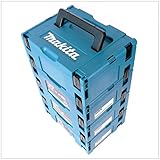 Höhe: 15,5 cm Makita Makpac 2 Transportbox Systemkoffer 4er Set