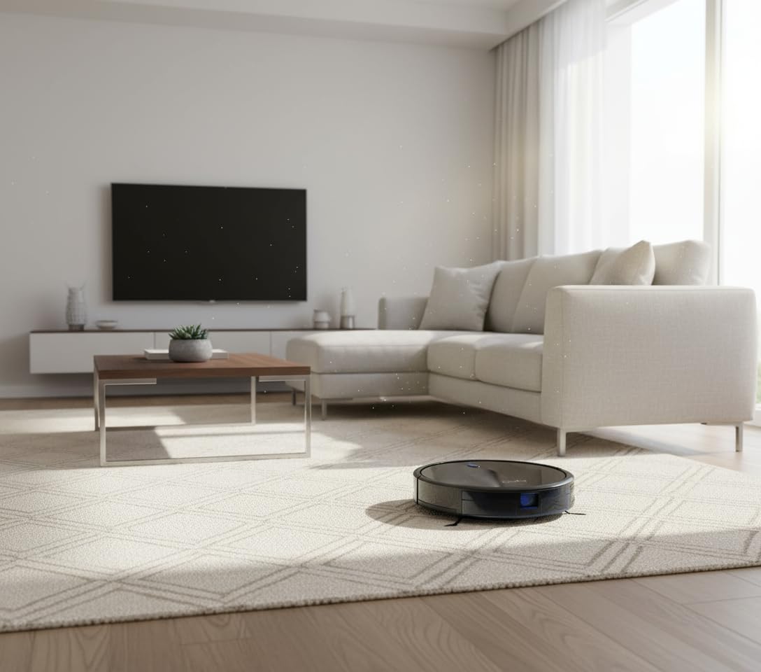 eufy by Anker, BoostIQ RoboVac 30C, Robot Vacuum Cleaner, Wi-Fi, Super-Thin, 1500Pa Suction, Boundary Strips Included, Quiet, Self-Charging Robotic Vacuum, Cleans Hard Floors to Medium-Pile Carpets view 3