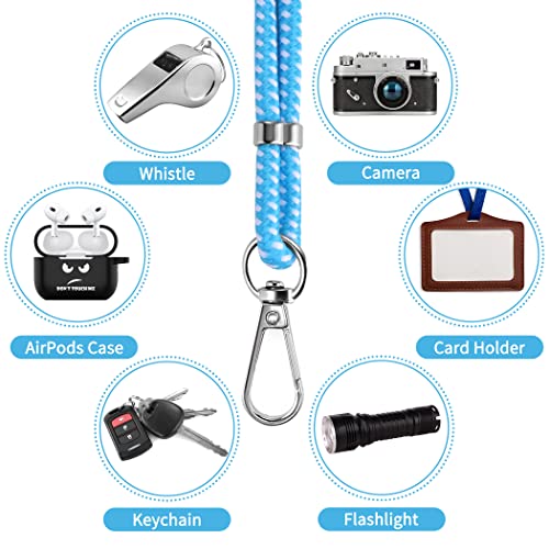 Cell Phone Lanyard 2 Pcs-1 Pcs 30"(Neck Strap×1)+8"(Wrist Strap×1) Black - Photo 95 sur 115