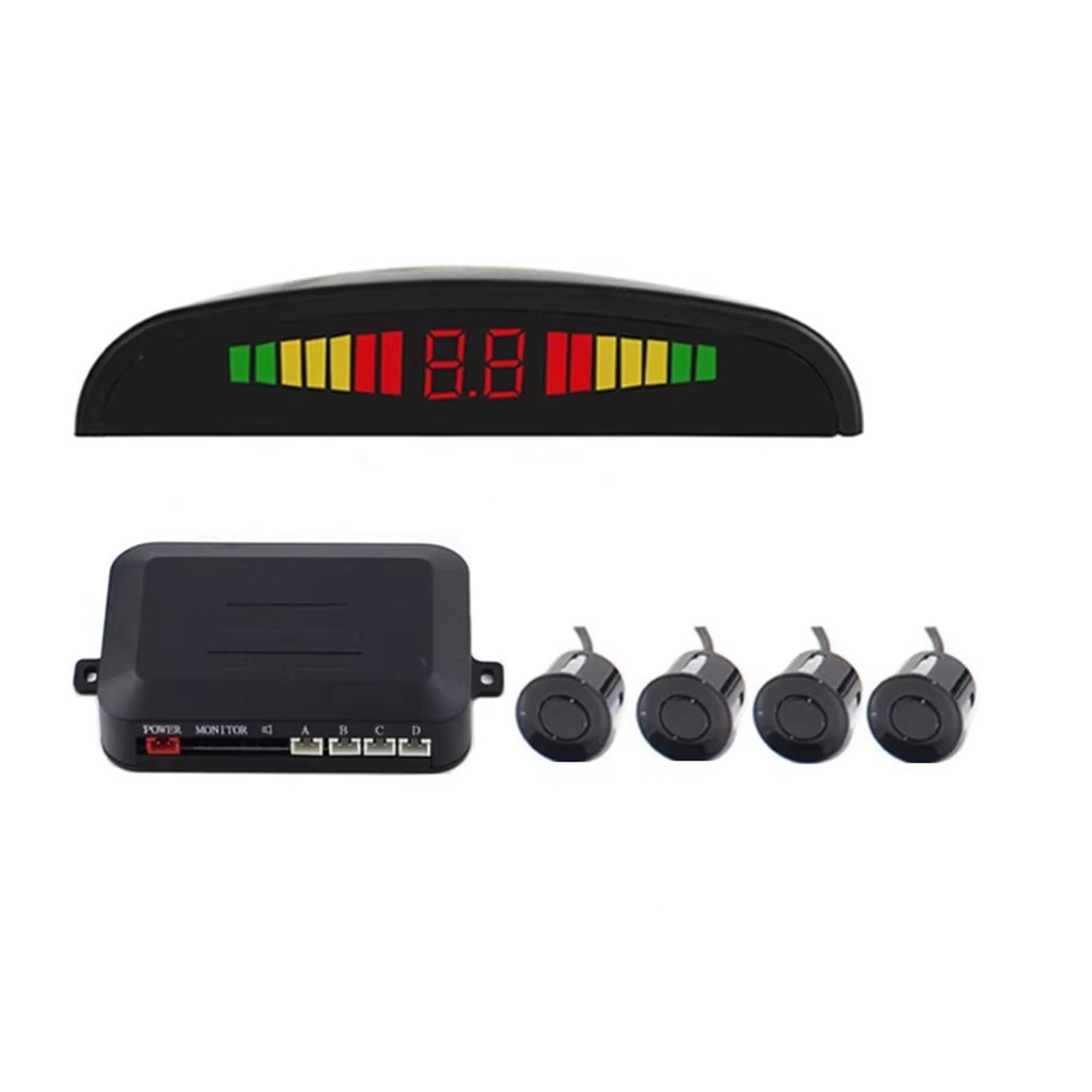 Sensori Di Parcheggio Wireless Per Auto Parktronic Con 4 Sistemi Di Rilevamento Radar Per Retromarcia E Retromarcia Monitor Per Angoli Ciechi Sensore Retromarcia