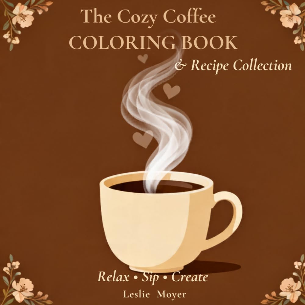 The Cozy Coffee Coloring Book & Recipe Collection: Relax • Sip • Create – Cozy Coffee Recipes & Coloring Pages