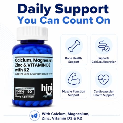 HINI Calcium Magnesium Zinc with D3 & K2