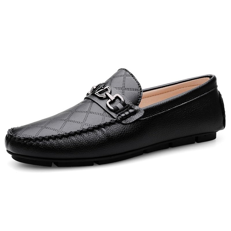 Comfort Soft Men Oxford Shoes Men's Slip-On Loafers Patent Leather Wedding Dress Shoes for Business Formal
