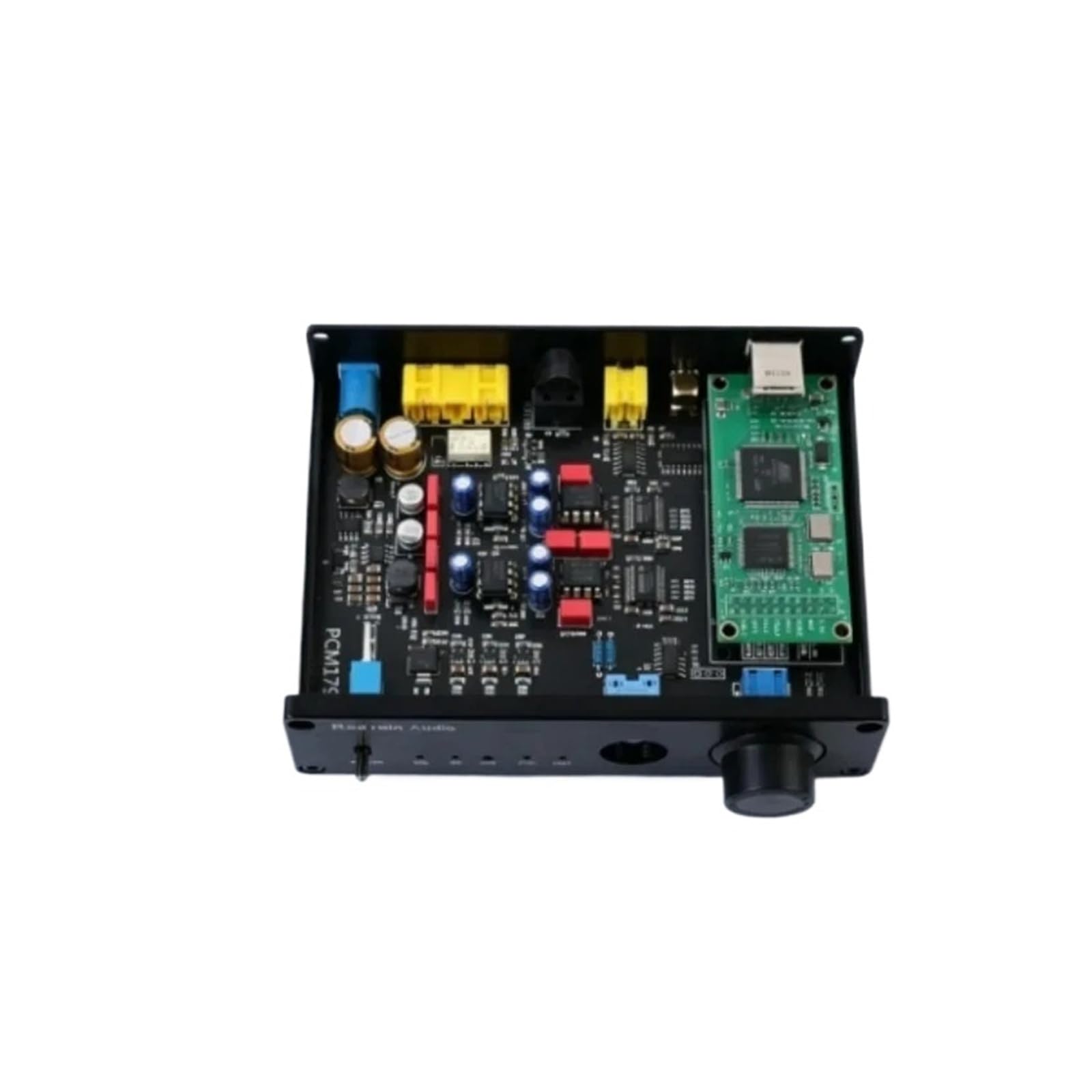 Tarjeta de Sonido USB 5.1 con decodificador DAC PCM1794 Paralelo Dual | Entrada de fibra óptica del amplificador de auriculares sin pérdidas(With USB Card)